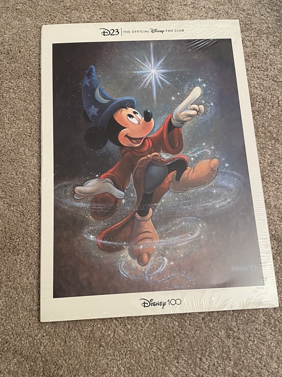 D23 Mickey Mouse 95th Anniversary Lithograph Disney 100 Gala Bret