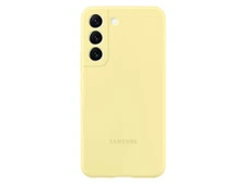 Genuine Samsung Galaxy S22 Silicone Cover Case, Yellow, NEW