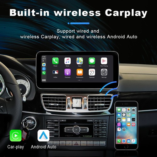 12.3" Android Car GPS Navigation Touch Screen Carplay For Mercedes Benz C Class - Picture 3 of 12
