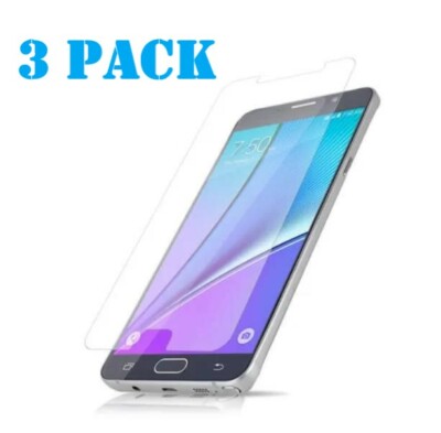 3 Pack Premium Tempered Glass Screen Protector for Samsung Galaxy Note 3 N4 N5