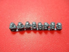Warhammer 40k Space Marines Intercessors Bare Heads x8 Bits Spares