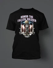 2nd Amendment Honor the Fallen Soldier Graphic Tee Pro Club Shaka T Big &Tall SM