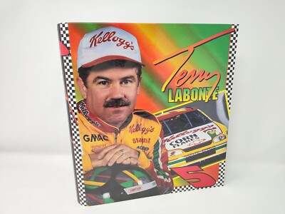 1997 TOP FLIGHT - TERRY LABONTE - NASCAR KELLOGGS CORN FLAKES BINDER Car #5
