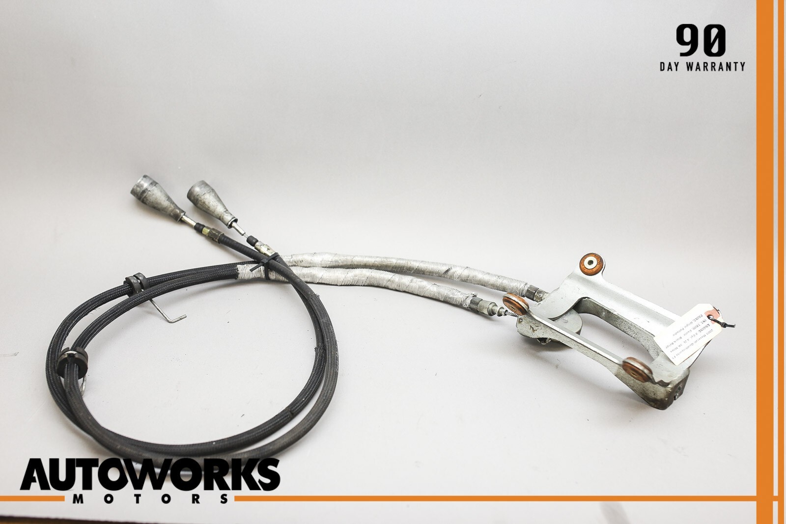 05-07 Maserati Quattroporte M139 Emergency Parking Brake Cable w/ Bracket OEM