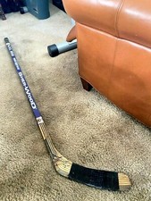 Alexei Gusarov Quebec Nordiques Signed Sherwood Game Used Stick   COA   