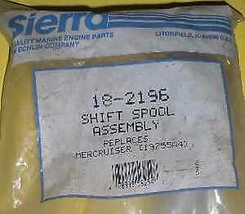 Sierra 18-2196 Shift Spool Assembly Mercury19755A4 - Image 2 of 2