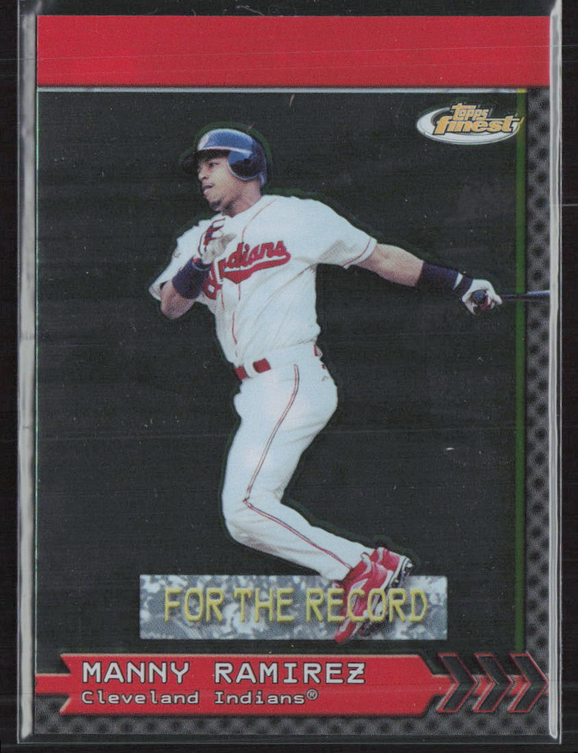 2000 Topps Finest #FR8C Manny Ramirez For the Record /325