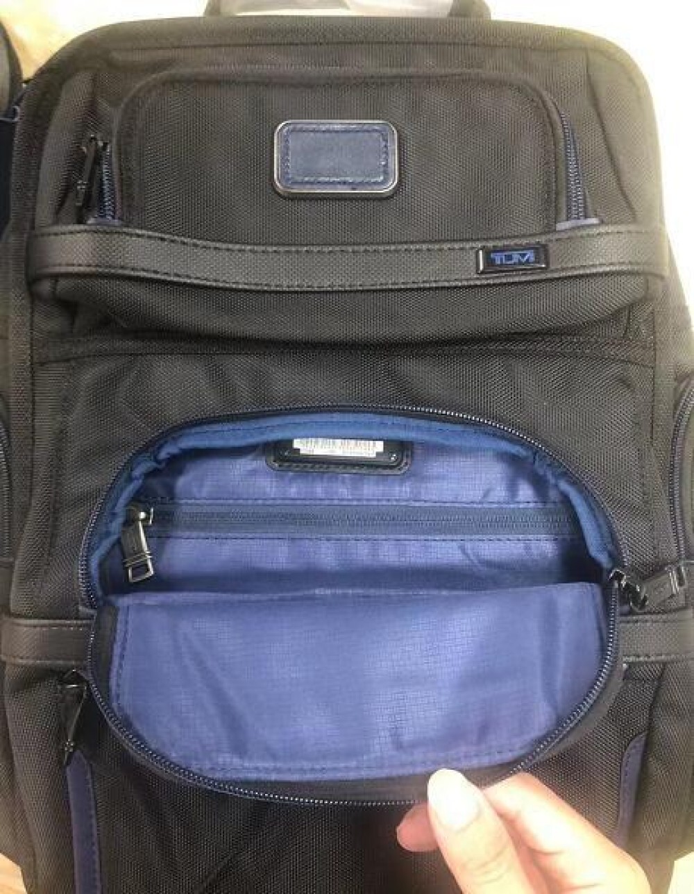 TUMI ALPHA3 Brief Pack FXT ballistic nylon/leather Black eBay