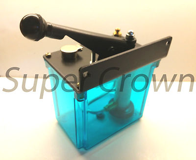 BIJUR-style Lubrication Unit, 2 liter LA-20 Oil Pump, 8CC One Shot,Left Hand CNC