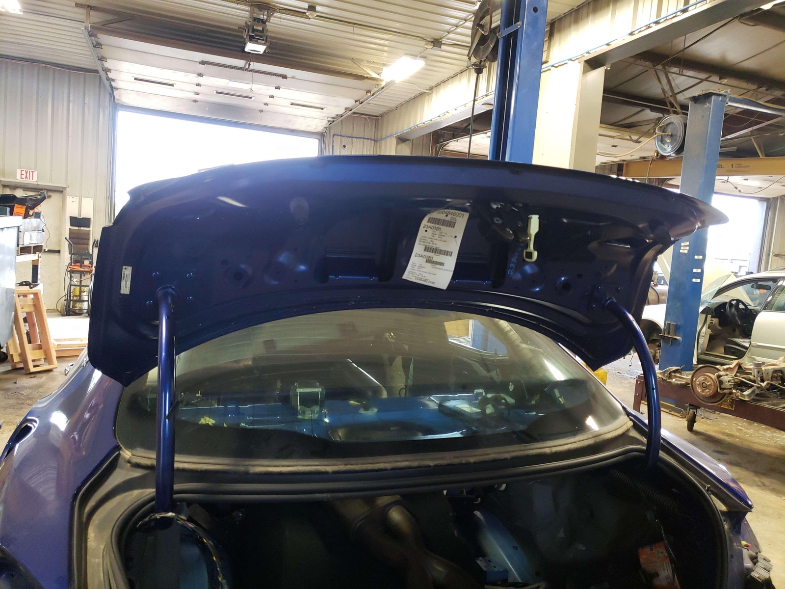 2014-2023 MASERATI GHIBLI TRUNK LID PAINT CODE 406C BLUE EMOZIONE