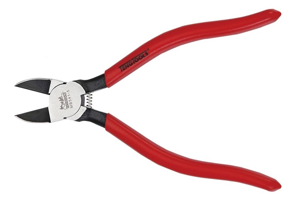 Teng Tools MB541-5 - 125mm Flush Cut Plastic Cutting Pliers (Vinyl Grip)