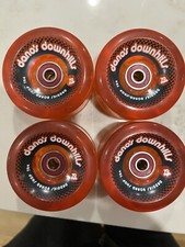 DANO’S DOWNHILLS longboard wheels - never skated, 70mm, 78a