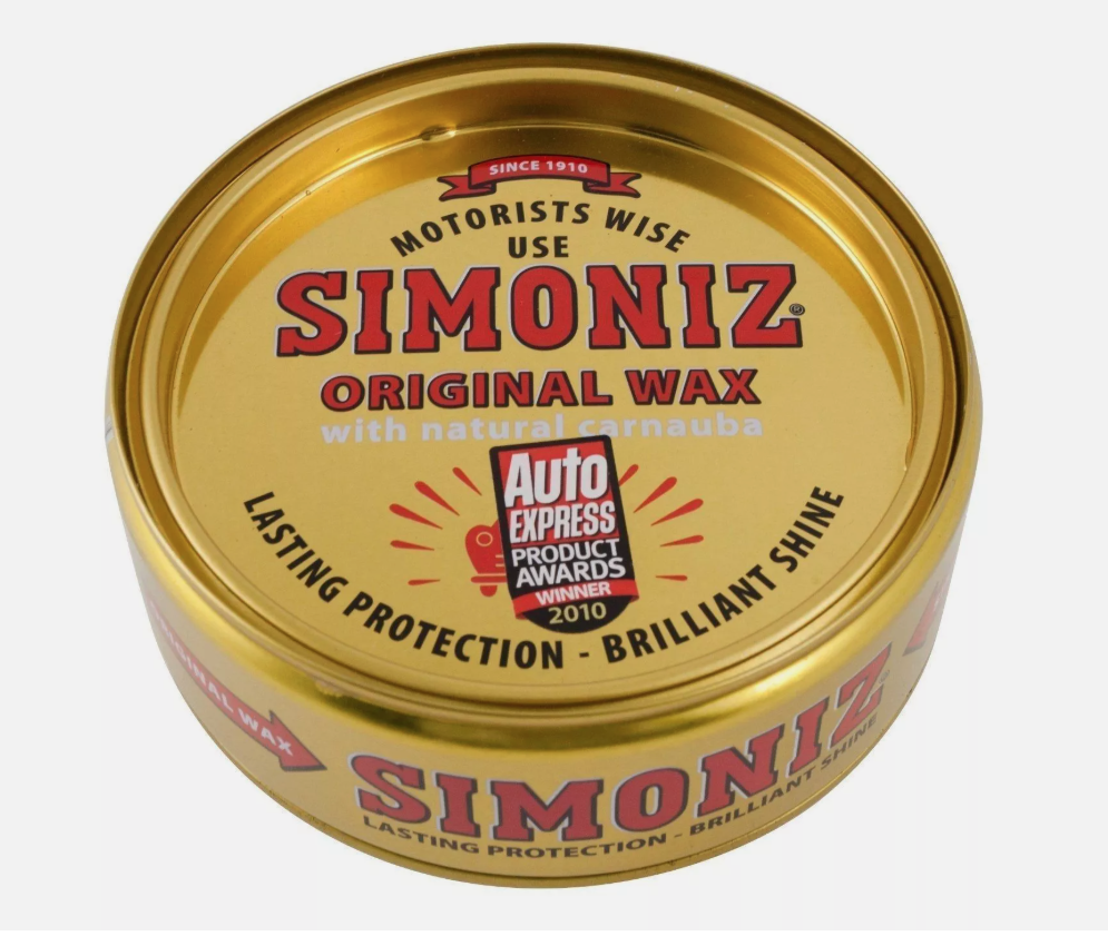 Simoniz Car Van Original Wax 150g same metal tin same great polished shine