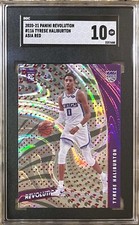 2020 POP 3 TYRESE HALIBURTON ROOKIE RC ASIA RED #116 SGC 10 GEM MINT!