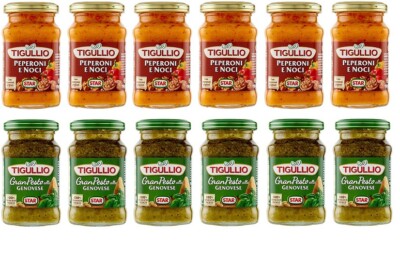 Testpaket Star Pesto Genovese mit Basilikum - Peperoni e Noci Sauce (12 x 190g)