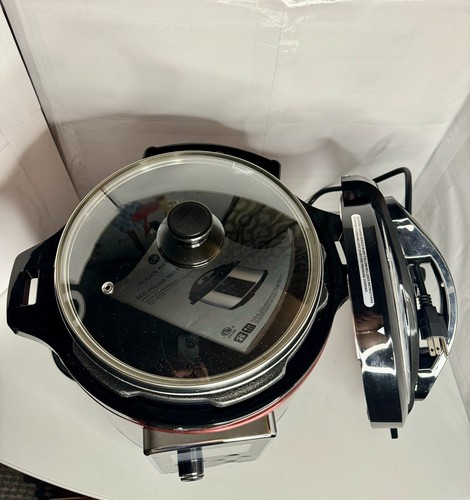 Cook's Essentials 6qt Delux Pro Pressure Cooker Model- k47154 New Without Box - Picture 4 of 4