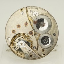 Rare Pocket Watch Movement Men's no fusee duplex chronometer no repeater RAR