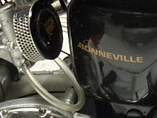 1969 Triumph Bonneville Franklin Mint 1:10 Boxed Rare Early Production Error - Picture 11 of 13