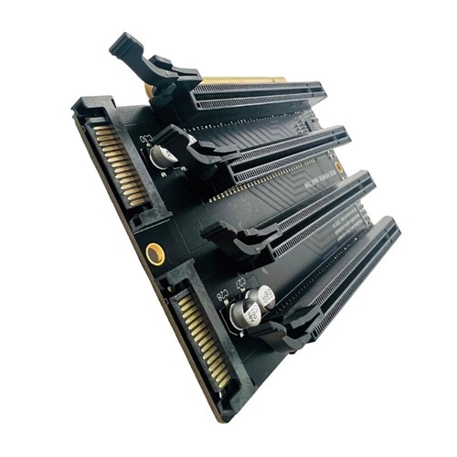 PCIe-Bifurcation x16 to x4x4x4x4 Expansion Card PCIE3.0 x16 1 to 4 Slot Gen3 - Photo 6/8