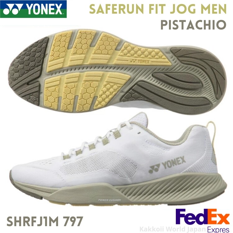 Zapatos para correr YONEX para hombre SAFERUN FIT JOG HOMBRE Pistacho SHRFJ1M 797 2023 ¡NUEVOS!¡!