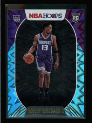 ROBERT WOODARD II 2020/21 PANINI HOOPS #231 ROOKIE TEAL EXPLOSION BA4916