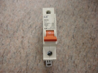 LS Industrial 1A C-curve BKN C1 Breaker 1-pole UL1077 unused