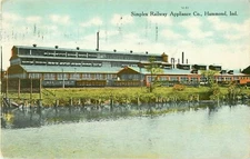1910 Simplex Railway Appliance Company, Hammond, Indiana Postcard