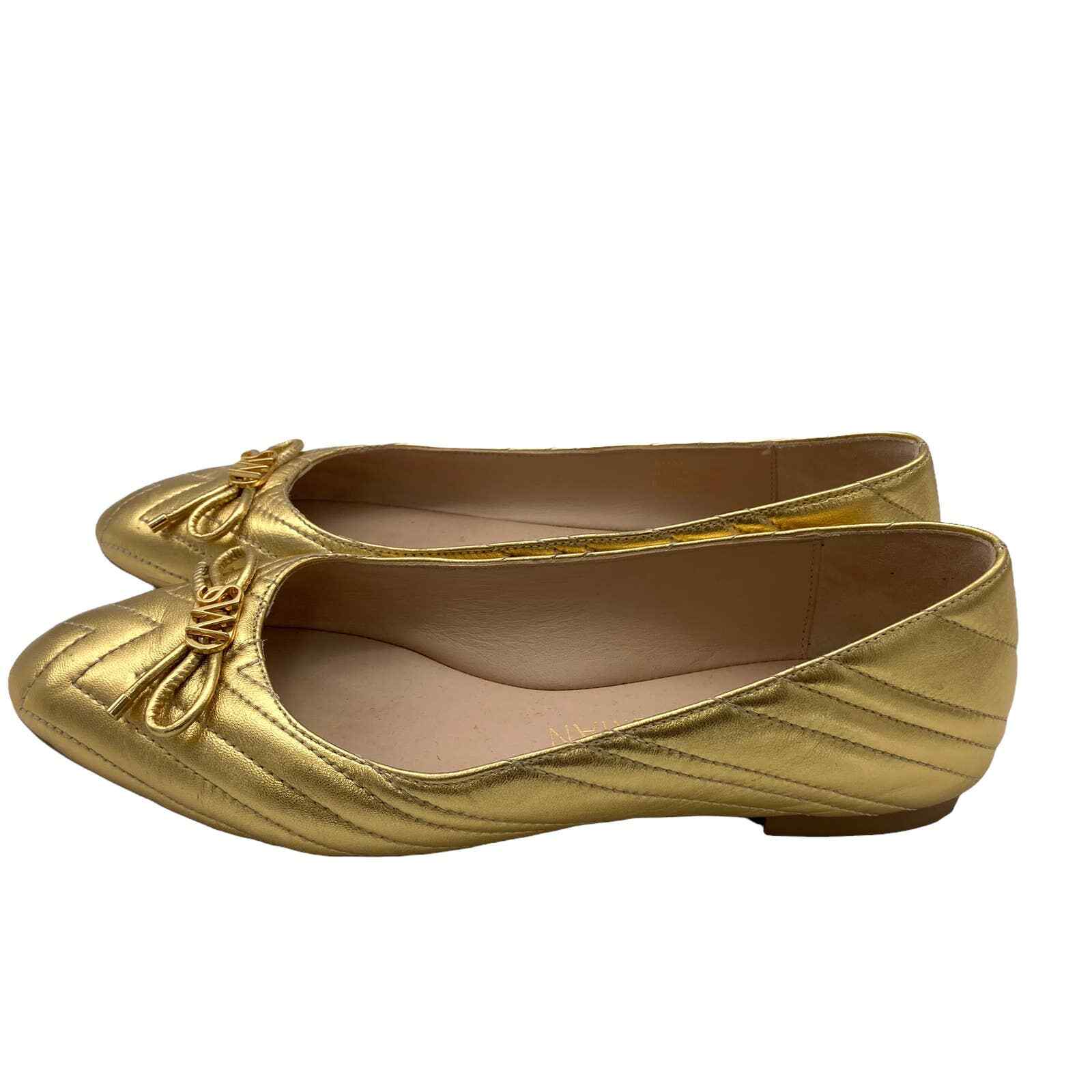 stuart weitzman quilted ballet flats