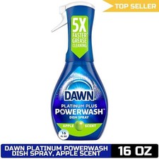 Dawn Platinum Powerwash Dish Spray, Dish Soap, Apple Scent, 16oz 0.53 per fl oz