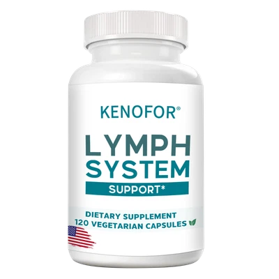KENOFOR LYMPH SYSTEM Support, Lymph Detox and Cleanse Support. Vegan Supplement