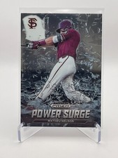 2021 Prizm Draft Picks Power Surge #PS-MN Matheu Nelson - Florida State! Reds
