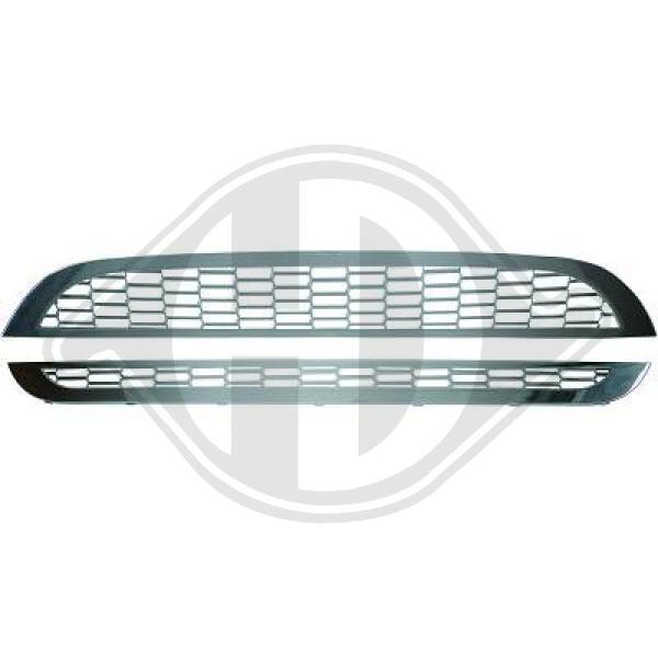 Diederichs KüHlergitter Passend FüR Mini Mini R50 R53 Cooper One R52 Chrom-image