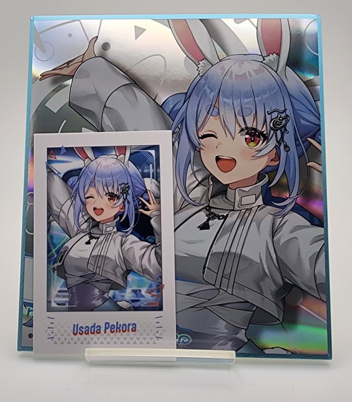Usada Pekora hololive SUPER EXPO 2026 Shikishi Message Board and Cheki