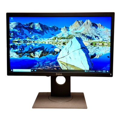 Dell P2017H 20'' LED Monitor HDMI DisplayPort VGA Hub WITH STAND & CABLES
