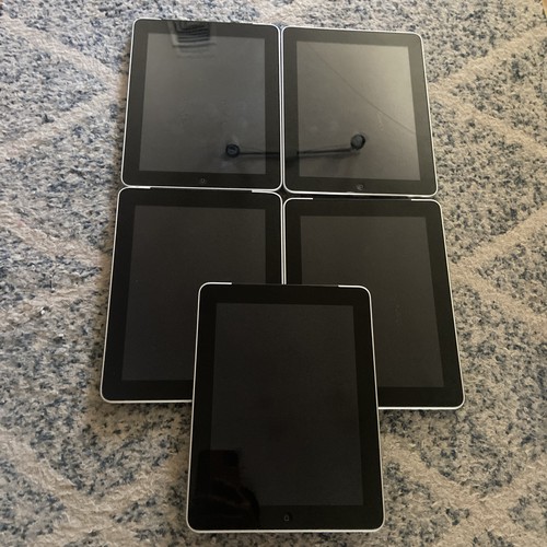 Lot of 5 Apple iPads A1337/ A1219 -1st Gen Wi-Fi 64G/32G Tablets - Parts/Repair - 第 1/7 張圖片