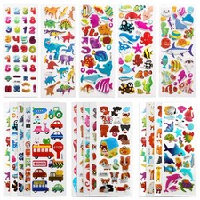 SAVITA 3D Stickers for Kids  Toddlers 500 Puffy Medium, Color2