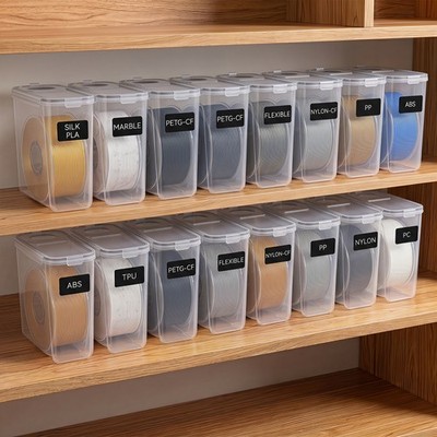 2-8 Stück 4L 1.75mm Filament Aufbewahrungsbox Drybox für 3D Drucker