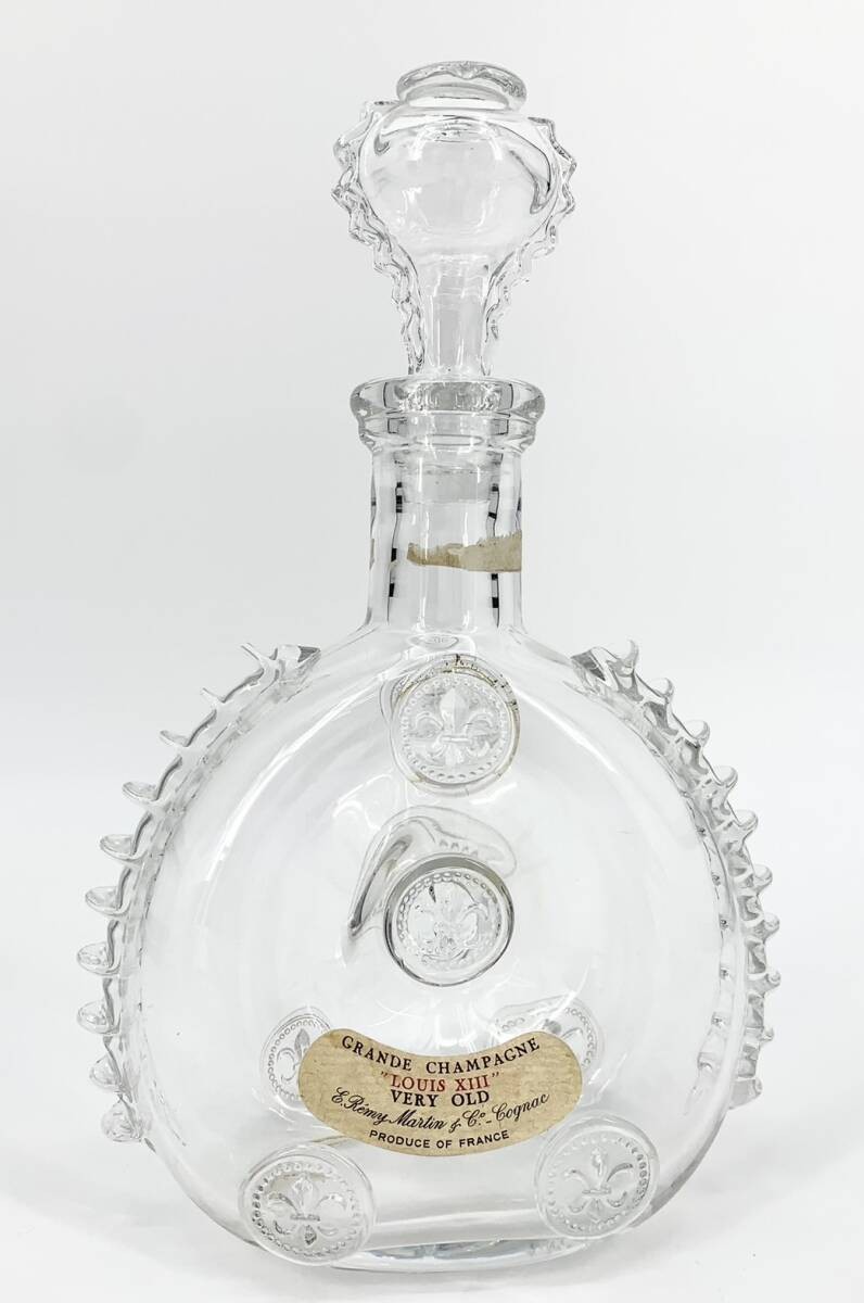 Remy Martin Louis XIII Cognac Empty Bottle and stopper Baccarat