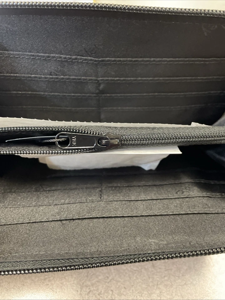 Cartera Acordeón Vera Bradley Floral Fiesta Cremallera Alrededor 7.5" x 4.5" Nueva con etiquetas Foto 4 de 4