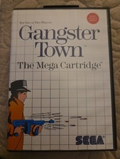 Gangster Town for Sega Master System Complete CIB Game Box Manual with Hangtab