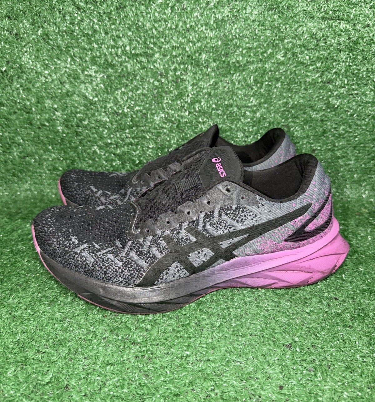 Asics Dynablast Womens Size 10 Black Purple Gym Running Shoes Sneakers 1012A701 thumbnail 4