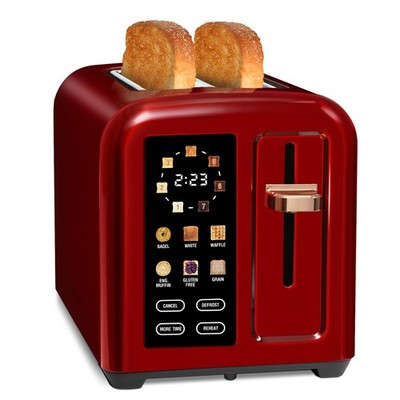 Toaster 2 Slice, Touch Control Stainless Toaster LCD Display, 50% Faster Heat...