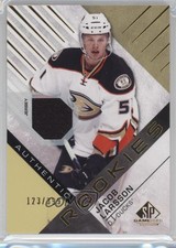 2016 SP Game Used Authentic Rookies Gold Material 123/399 Jacob Larsson #114 0a2