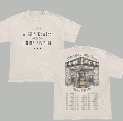 #ad Alison Krauss amp; Union Station North America Tour 2026 T shirt reprint $20.99