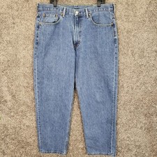 Levi's 550 Relaxed Fit Jeans Mens W40 L32 Blue Denim Made In Nicaragua