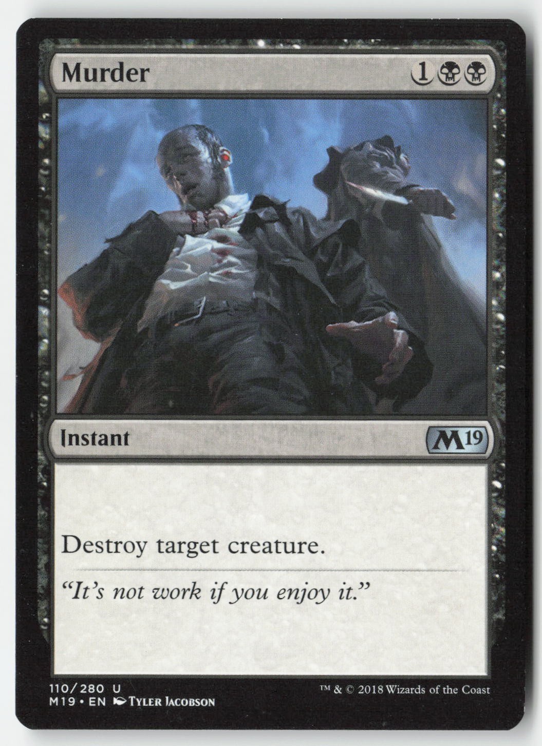 MTG - Murder #110 - Regular - M19 Core Set 2019