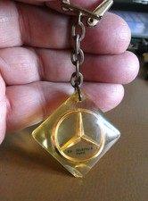 Ancien porte clé résine Etoile Automobiles Mercedes Benz Ch Delecroix Paris A.60