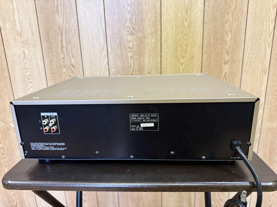 Sony TC-KA3ES Cassette Deck Made in Japan Junk AS-IS For