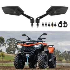 ATV Rear View Mirrors + 7/8" Handlebar Mount For CF-Moto CFORCE 1000 800 600 500