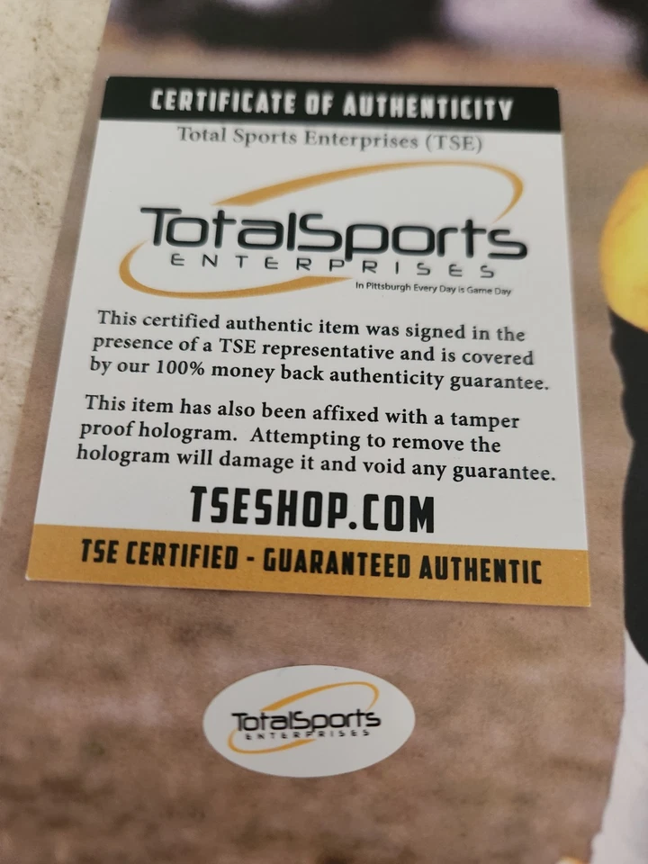 Ben Roethlisberger Pittsburgh Steelers с автографом 11x14 с сертификатом - Изображение 2 из 2